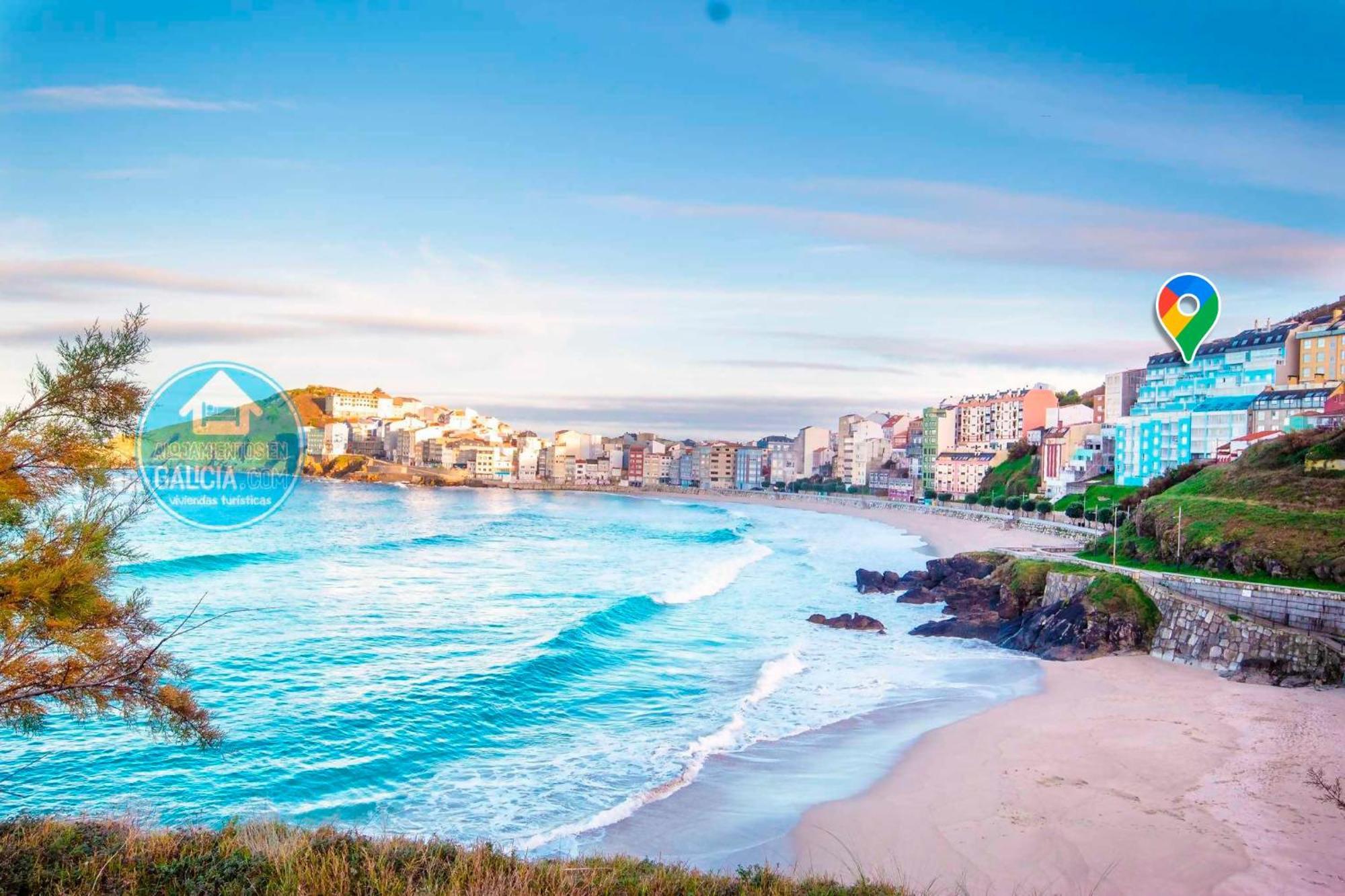 Ag Apartamento Nordes Malpica Primera Linea Playa ภายนอก รูปภาพ