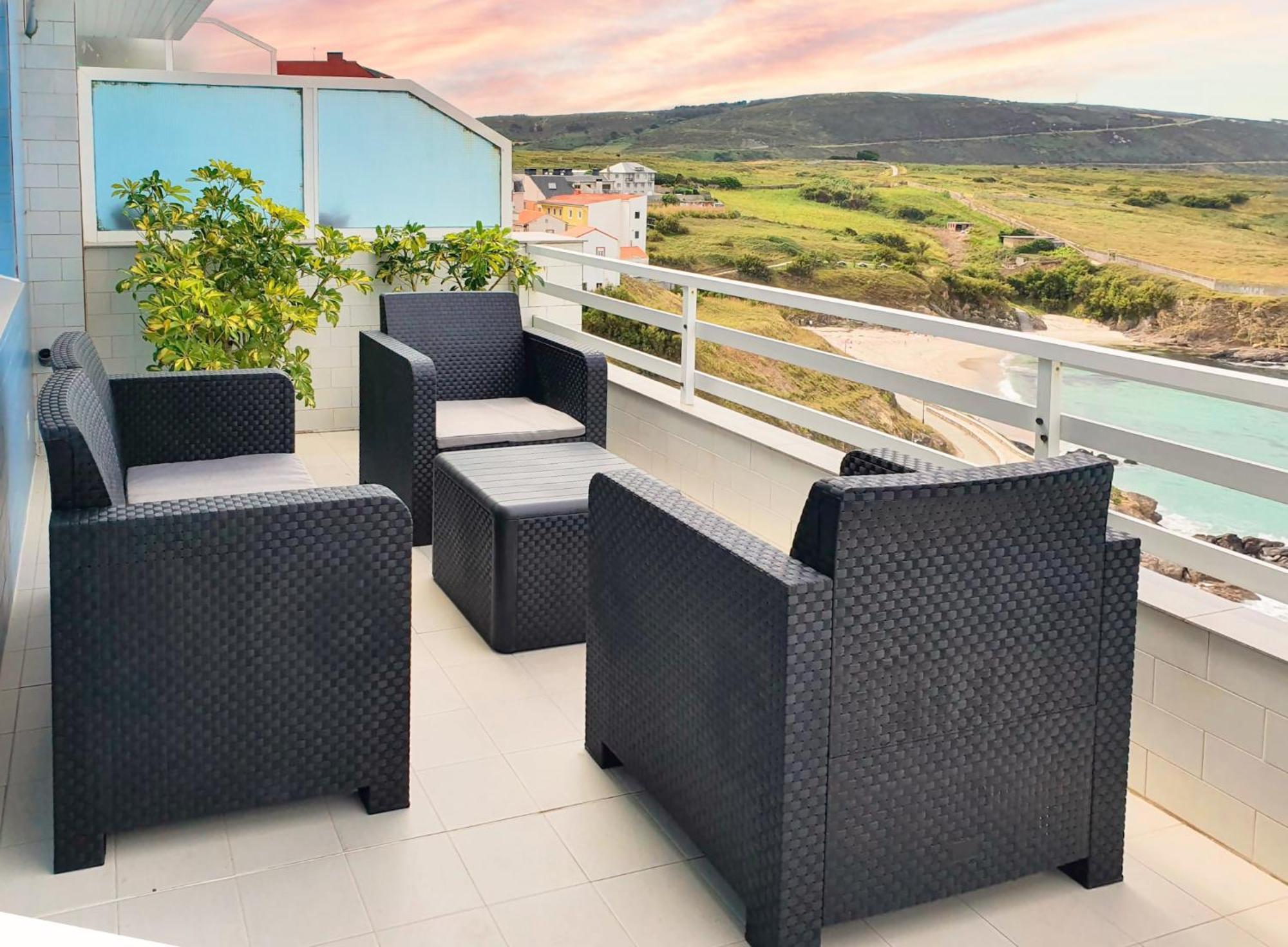 Ag Apartamento Nordes Malpica Primera Linea Playa ภายนอก รูปภาพ