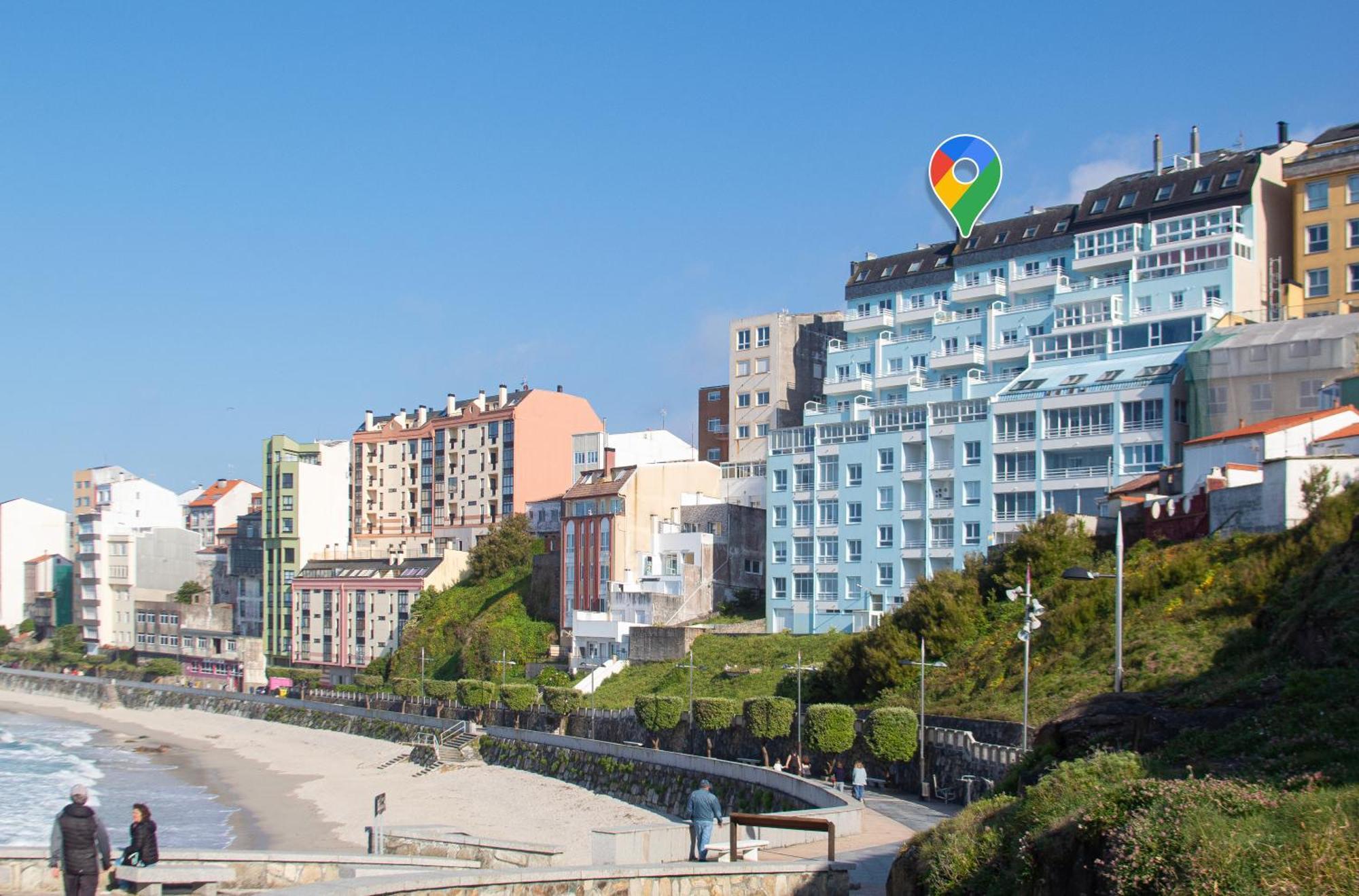 Ag Apartamento Nordes Malpica Primera Linea Playa ภายนอก รูปภาพ